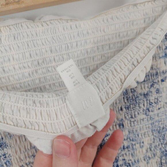 HM Smocked Strapless Crop - Picture 5 of 6